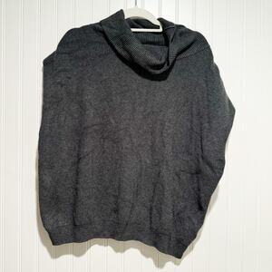 Anthropologie Maeve Gray Cap Sleeve Sweater Vest Size XL